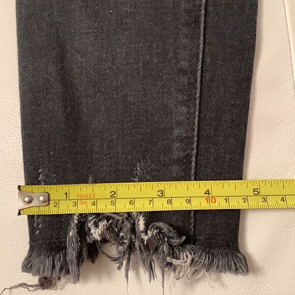 Zara Trafaluc High Rise Distressed Skinny Denim Size 38EU / 6US - Picture 7 of 11